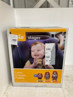 JOIE STAGES GROUP 0+/1/2 CHILDRENS CAR SEAT RRP - £120: LOCATION - WHITE BOOTH