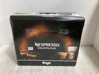 SAGE NESPRESSO CREATISTA PLUS COFFEE MACHINE RRP - £529: LOCATION - A18