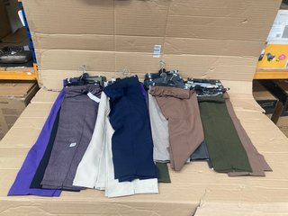 QTY OF ASSORTED NOUVELLE LONDON WOMENS CLASSIC TROUSERS IN VARIOUS COLOURS AND SIZES: LOCATION - A18