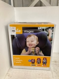 JOIE STAGES GROUP 0+/1/2 CHILDRENS CAR SEAT RRP - £120: LOCATION - WHITE BOOTH