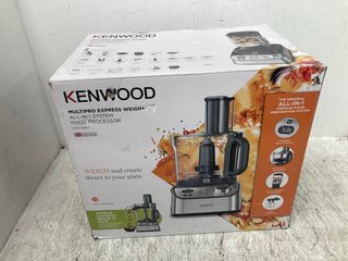 KENWOOD MULTI PRO EXPRESS WEIGH+ ALL IN 1 SYSTEM FOOD PROCESSOR RRP - £178: LOCATION - B16