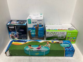 3 X ASSORTED GARDEN ITEMS TO INCLUDE BESTWAY FAST SET FILL AND RISE POOL: LOCATION - B13