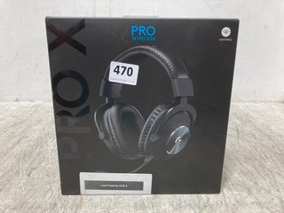 PRO X WIRELESS LIGHT SPEED HEADSET RRP - £124: LOCATION - B11