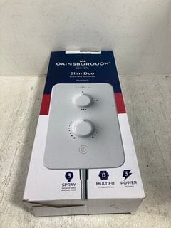 GAINSBOROUGH ELECTRIC SHOWER WITH AN ADJUSTABLE HEAD RRP - £121: LOCATION - B10