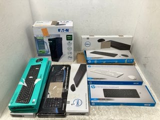 QTY OF ASSORTED COMPUTER ITEMS TO INCLUDE DELL WIRELESS KEYBOARD AND MOUSE: LOCATION - B6