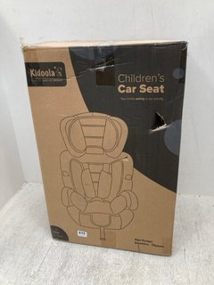 KIDOOLA CHILDRENS CAR SEAT 9 MNTHS - 12 YRS: LOCATION - C4