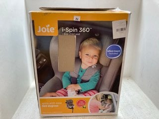 JOIE I - SPIN 360 I-SIZE CHILDRENS CAR SEAT RRP - £249: LOCATION - A2