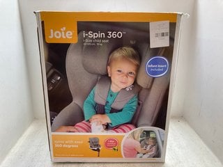 JOIE I - SPIN 360 I-SIZE CHILDRENS CAR SEAT RRP - £249: LOCATION - A2