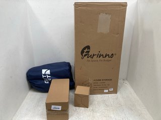 4 X ASSORTED ITEMS TO INCLUDE FURINNO 4 CUBE STORAGE UNIT: LOCATION - C20