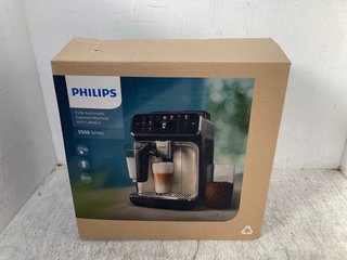 PHILIPS FULLY AUTOMATIC ESPRESSO MACHINE WITH LATTEGO - 5500 SERIES RRP - £499: LOCATION - D17