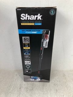 SHARK ANTI HAIR WRAP MODEL + POWERFINS CORDLESS STICK VACUUM CLEANER RRP - £379: LOCATION - D16