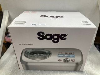 SAGE THE SMART SCOOP ICE CREAM MAKER RRP - £369: LOCATION - D14