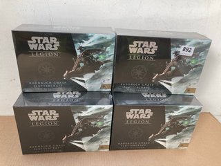 6 X STAR WARS LEGION RADDAUGH GNASP FLUTTER CRAFT UNIT EXPANSION SETS (SEALED): LOCATION - D10