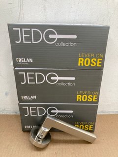 QTY OF ASSORTED ITEMS TO INCLUDE 3 X JEDO COLLECTION ROSE LEVER ON HANDLES: LOCATION - D9