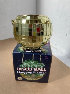 QTY OF DISCO BALL HANGING PLANTERS: LOCATION - D6