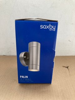 BOX OF SAXBY PALIN 2 LIGHT WALL LIGHTS: LOCATION - D5