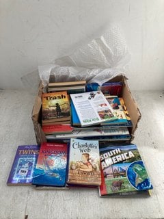 QTY OF ASSORTED BOOKS TO INCLUDE 3 X KENSUKE'S KINGDOM BY MICHAEL MORPURGO: LOCATION - D5