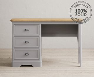 FELTON/YAXLEY/BRIDSTOW LIGHT GREY DRESSING TABLE - RRP £519: LOCATION - C6