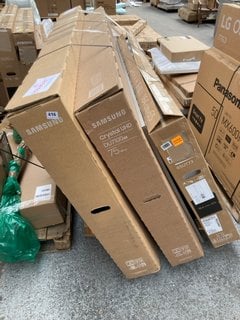 (COLLECTION ONLY) PALLET OF ASSORTED TV'S - PCBS REMOVED SPARES AND REPAIRS ONLY : MODELS TO INCLUDE LG UHD 65" TV 65UT73006LA: LOCATION - D3