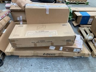 PALLET OF ASSORTED FURNITURE ITEMS TO INCLUDE ADEXA CATERING STYLE COUNTER IN STAINLESS STEEL FINISH: LOCATION - B6 (KERBSIDE PALLET DELIVERY)