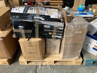 PALLET OF ASSORTED HOME APPLIANCES TO INCLUDE VAX RAPID POWER PLUS CARPET WASHER : MODEL CWGRV021: LOCATION - B6 (KERBSIDE PALLET DELIVERY)