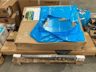 PALLET OF ASSORTED ITEMS TO INCLUDE LITTLE TIKES TURTLE SANDBOX GARDEN SAND PIT SET: LOCATION - C4 (KERBSIDE PALLET DELIVERY)