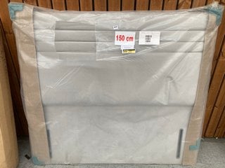 LAMBETH FLOOR STANDING KING SIZE HEADBOARD IN WHISPER GREY FABRIC: LOCATION - A5