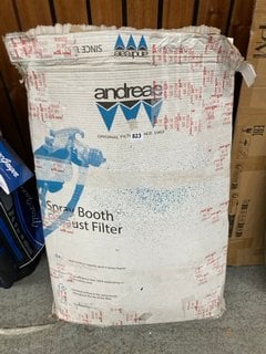 ANDREAE SPRAY BOOTH EXHAUST FILTER: LOCATION - A2