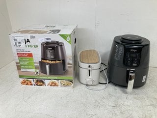 3 X ASSORTED APPLIANCES TO INCLUDE NINJA AF100UK AIR FRYER: LOCATION - BR4