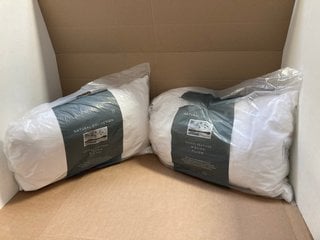 2 X JOHN LEWIS & PARTNERS GOOSE FEATHER & DOWN PILLOWS: LOCATION - BR6