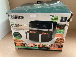 TOWER 9LTR DUAL BASKET AIR FRYER: LOCATION - BR7