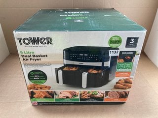 TOWER 9LTR DUAL BASKET AIR FRYER: LOCATION - BR10