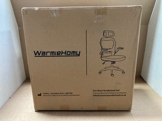 WARMIEHOMY OFFICE CHAIR IN BLACK: LOCATION - BR10