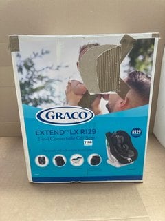 GRACO EXTEND LX R129 2 IN 1 CONVERTIBLE CHILD CAR SEAT: LOCATION - BR12