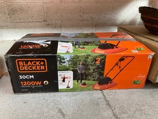 BLACK + DECKER 1200W CORDED LAWNMOWER: LOCATION - BR15