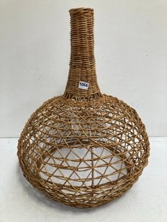 NKUKU BERU LARGE RATTAN LAMPSHADE IN NATURAL - RRP £195.00: LOCATION - BR5