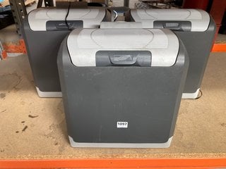 3 X MEDIUM ELECTRIC IN CAR COOL BOXES IN GREY: LOCATION - BR7