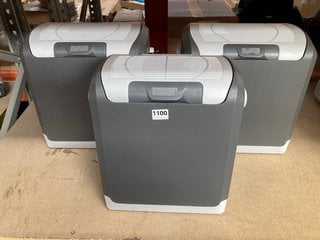 3 X MEDIUM ELECTRIC IN CAR COOL BOXES IN GREY: LOCATION - BR7