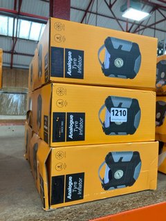 6 X ANALOGUE TYRE INFLATORS: LOCATION - CR3