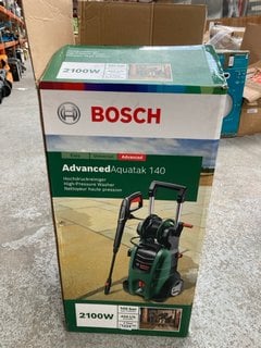 BOSCH ADVANCED AQUATAK 140 2100W PRESSURE WASHER RRP- £279: LOCATION - CR3