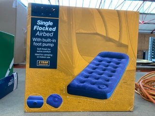 SINGLE FLOCKED AIR BED: LOCATION - CR5