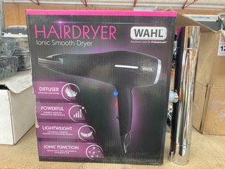 2 X ASSORTED PERSONAL CARE ITEMS TO INCLUDE WAHL ICONIC SMOOTH HAIRDRYER: LOCATION - CR7