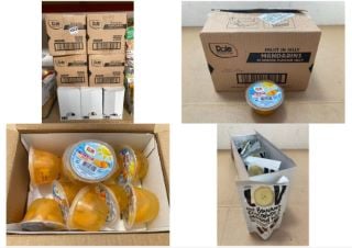 QTY OF ASSORTED FOOD ITEMS TO INCLUDE DOLE FRUIT JELLIES ( B.B DATE 29.09.24): LOCATION - BR9