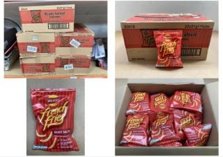 5 X BOXERS OF WALKERS FRENCH FRIES IN READY SALTED FLAVOUR ( B.B DATE 21.09.2024 ): LOCATION - BR6