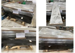 PALLET OF ASSORTED WINDOW BOARDS IN WHITE : SIZES TO INCLUDE 1460 X 244 X 25MM AND 1500 X 294 X 25MM: LOCATION - B1 (KERBSIDE PALLET DELIVERY)