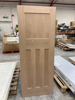 LPD PPDX OAK 30 LIGHT WOOD INTERIOR DOOR RRP £144: LOCATION - B5