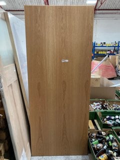 DARK WOOD NO CORE INTERIOR DOOR RRP £87: LOCATION - B7