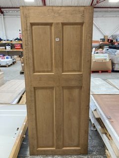 4 PANNEL LIGHT OAK DOOR - RRP £104: LOCATION - BR1