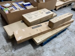 PALLET OF ASSORTED INCOMPLETE FLAT PACK ITEMS TO INCLUDE JUPITER HIGH SLEEPER BED PARTS: LOCATION - B8 (KERBSIDE PALLET DELIVERY)