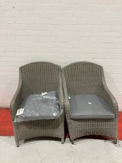 JOHN LEWIS DANTE DEL GARDEN CHAIRS PAIR (003331347) RRP £249